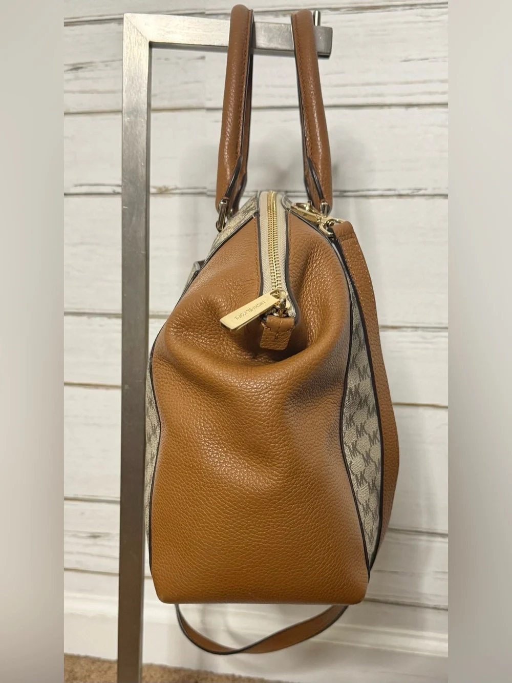 Michael Kors Signature Logo Satchel Crossbody